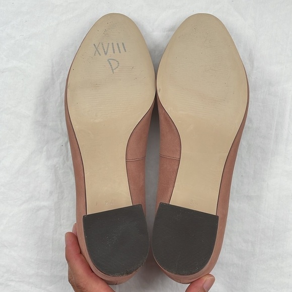 Talbots 8M Leather Slip On Comfy Block Heel Shoes. - Picture 10 of 11